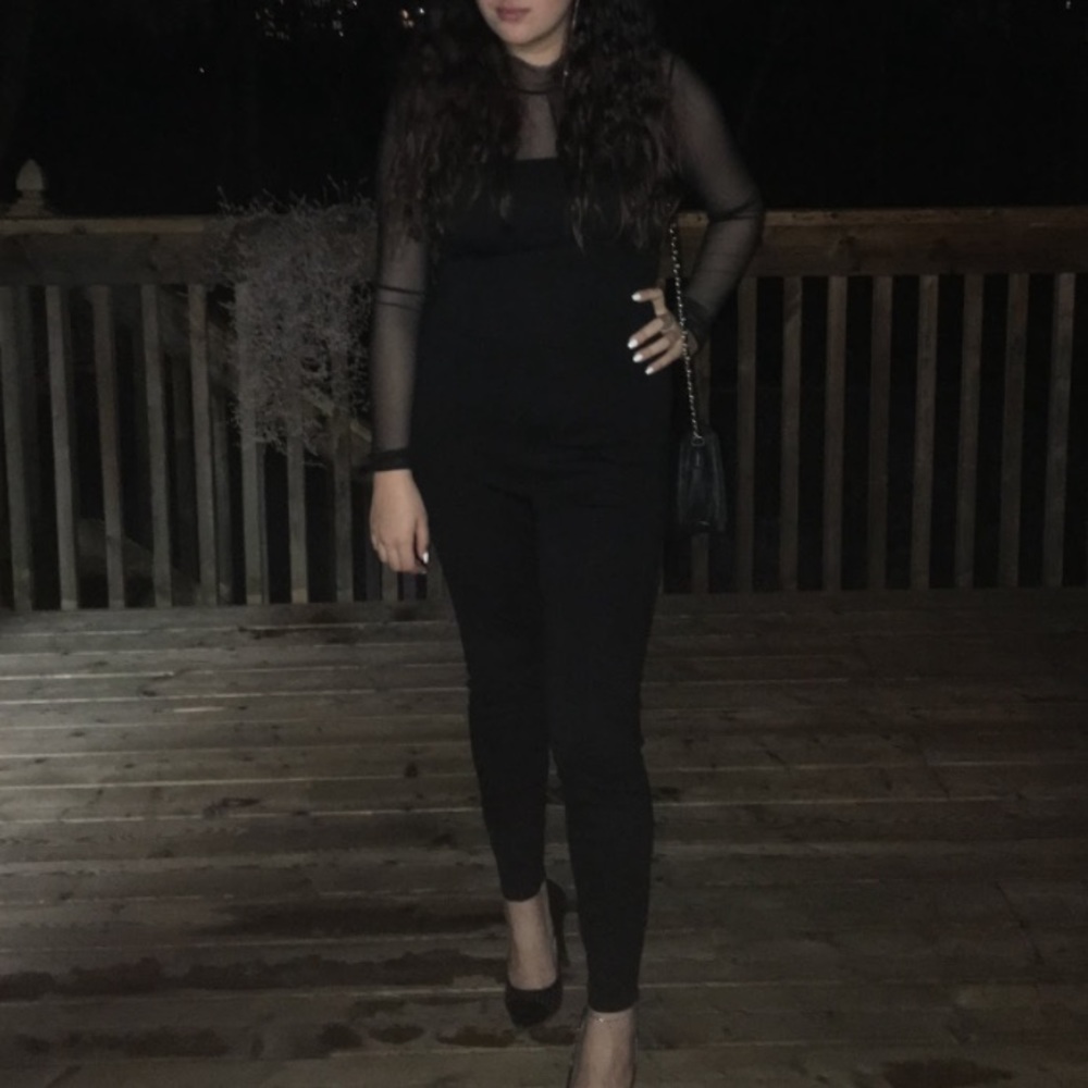 Black fancy jumpsuit